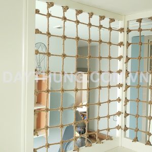 Alternative view of Lưới dây thừng trang trí và làm Lưới giường tầng, lưới an toàn cầu thang, ban công, khu vui chơi bán theo mét dài