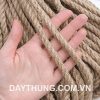 1 mét dây thừng trang trí 8mm làm từ sợi gai thực vật