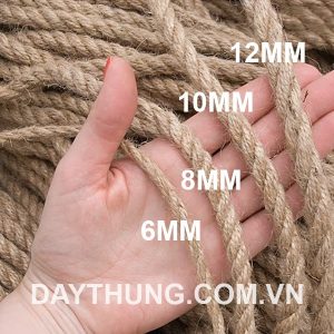 Dây thừng trang trí 6mm làm từ sợi thực vật
